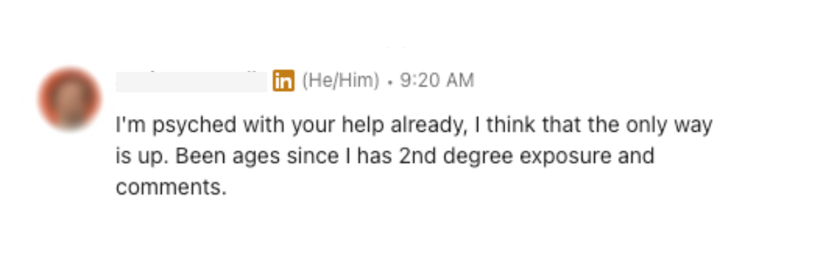 Client testimonial 3