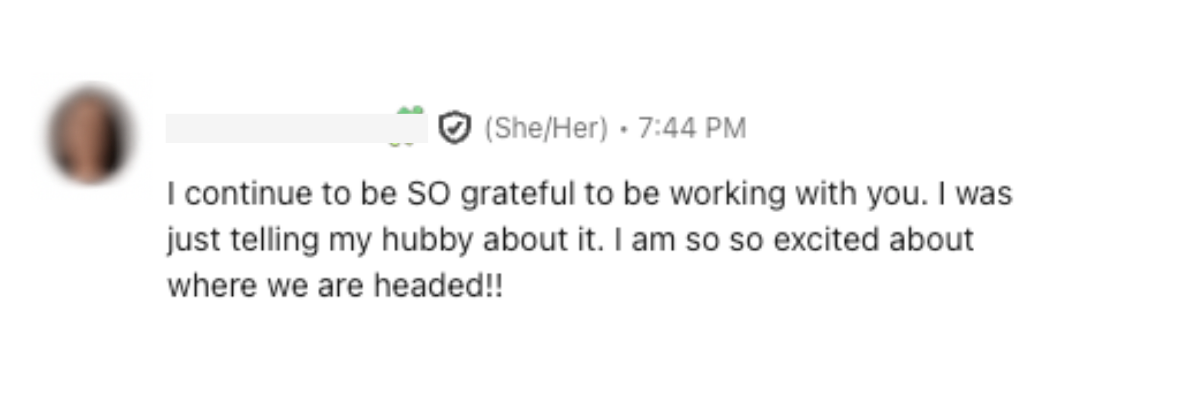 Client testimonial 4