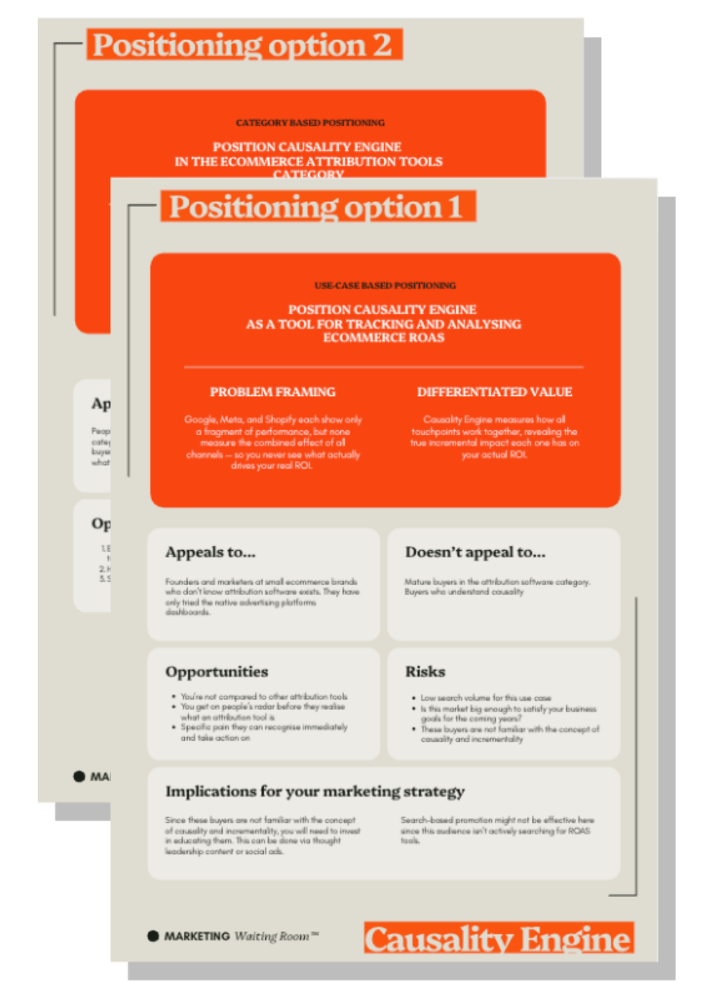 Positioning options